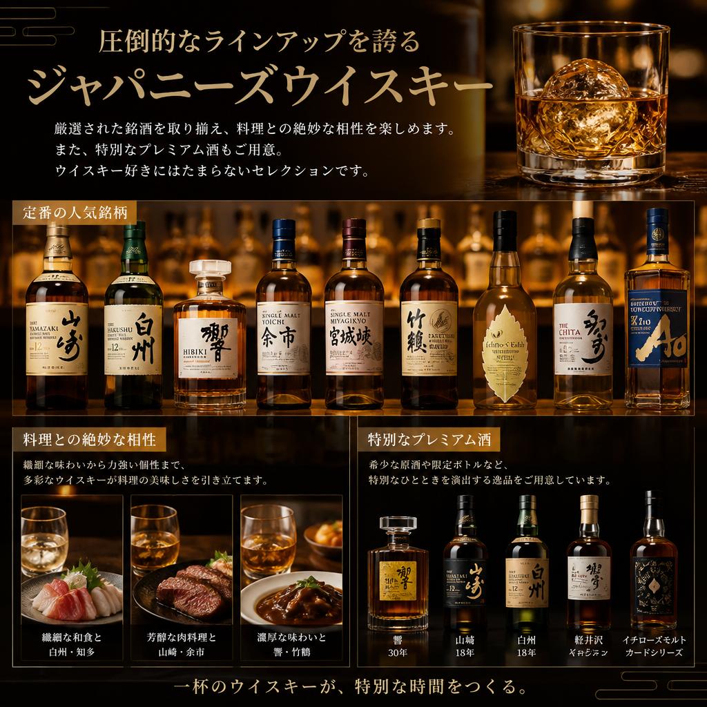 多彩なジャパニーズウイスキー