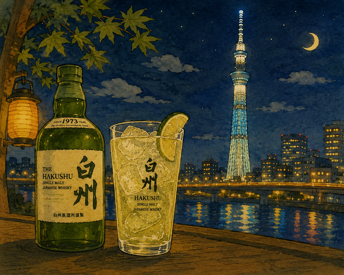 押上でジャパニーズウイスキーと生ビールで楽しむ和食