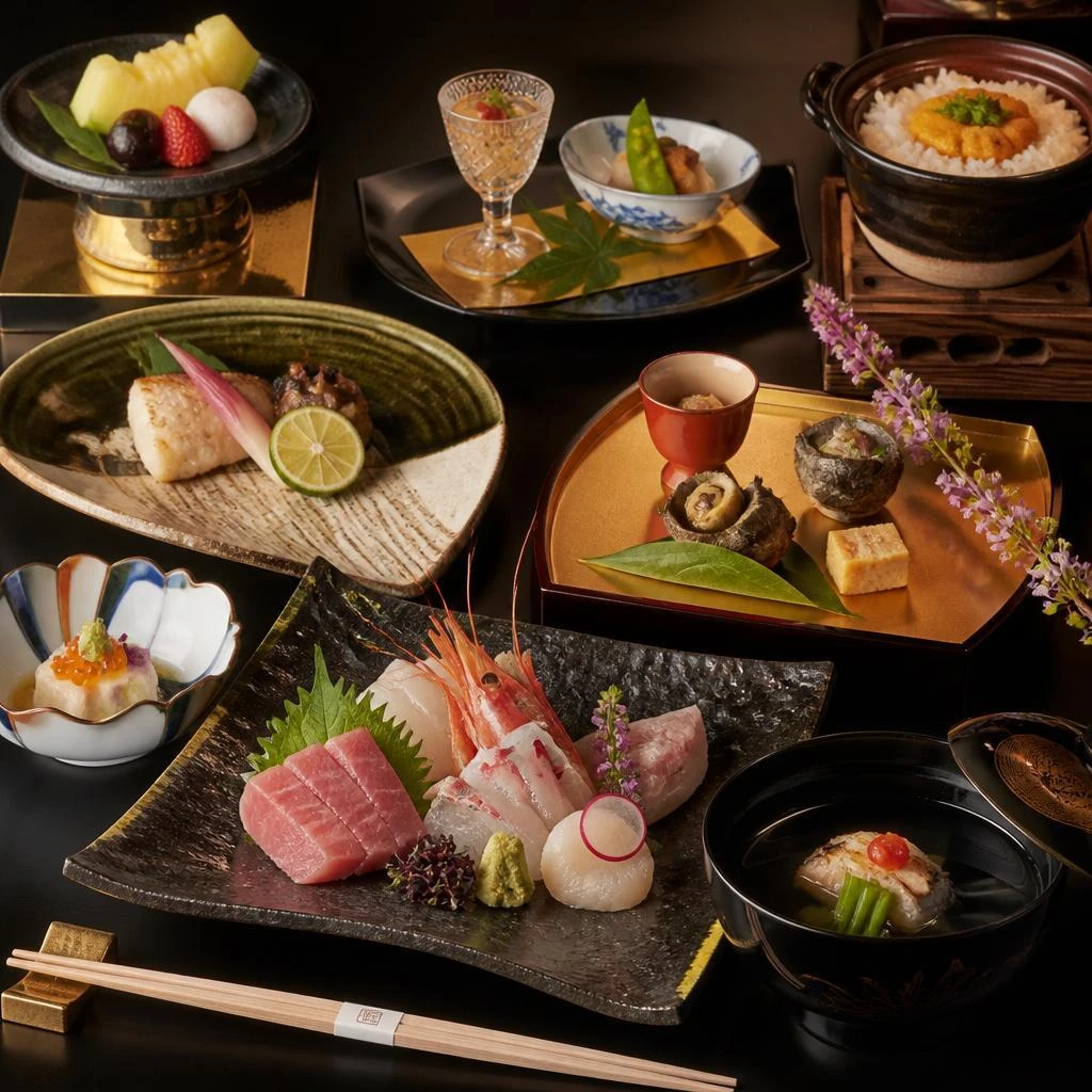 特別な会食に最適な贅沢な和食