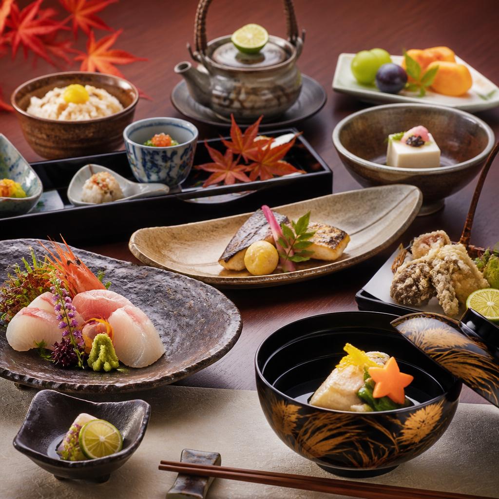 旬の恵みを堪能する日本料理