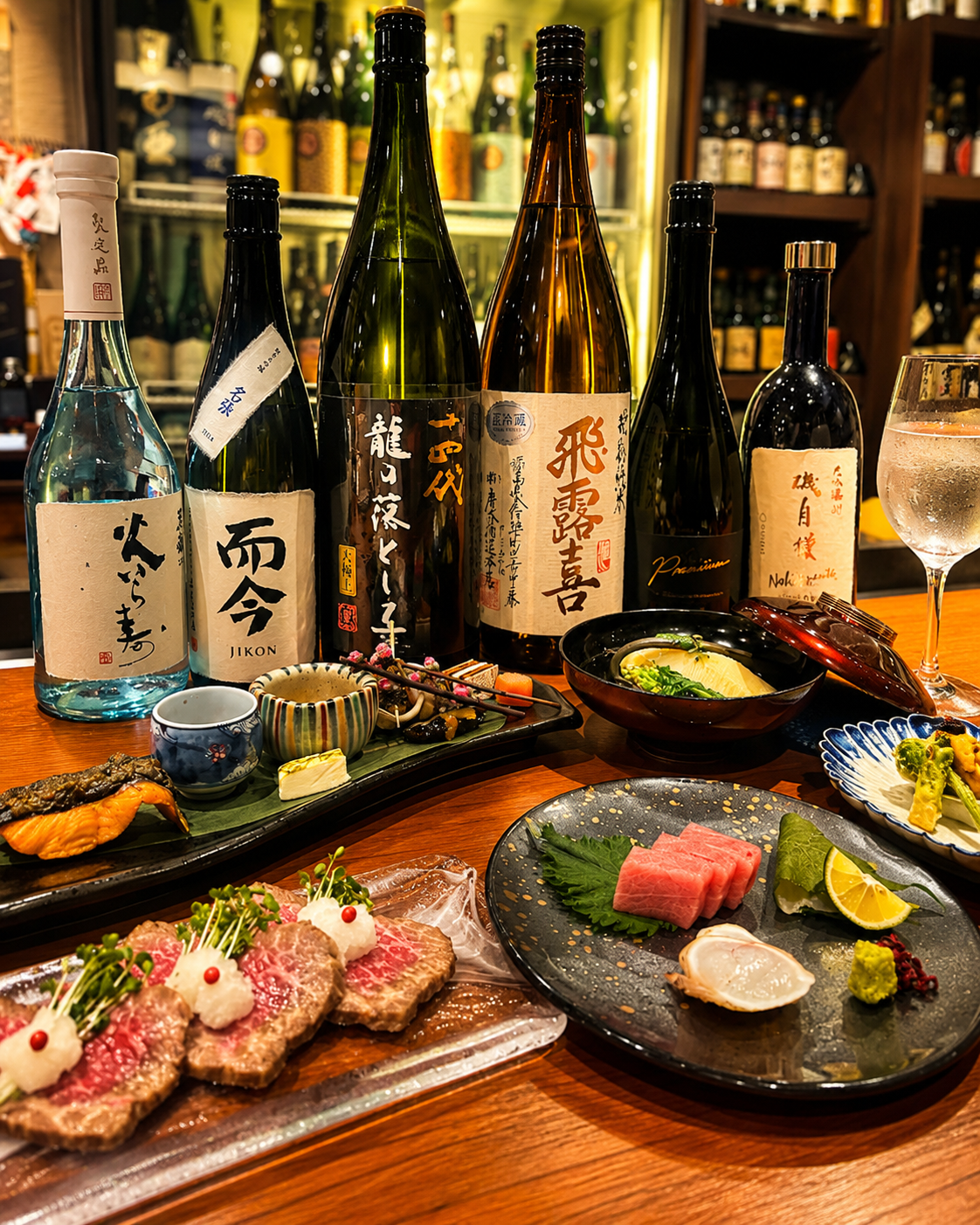 贅沢なコース料理