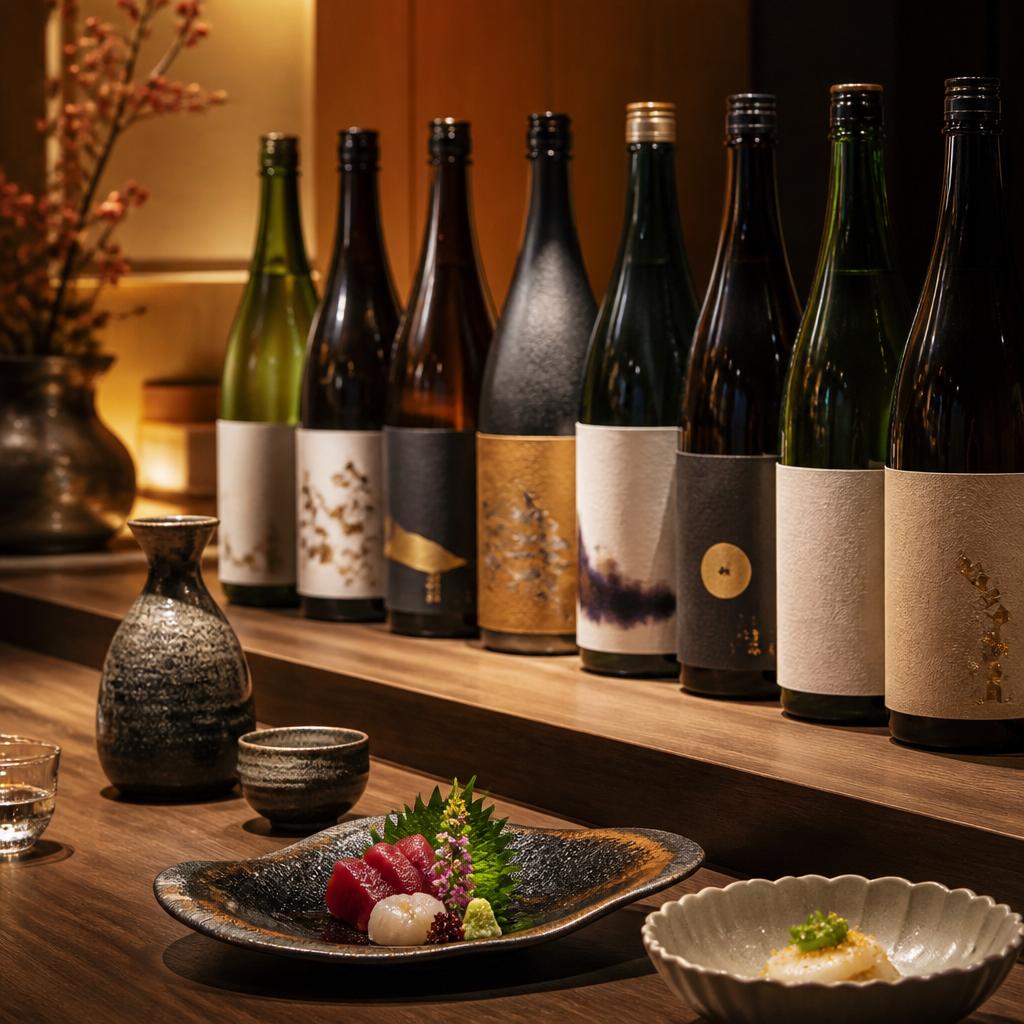 贅沢な日本酒セレクション